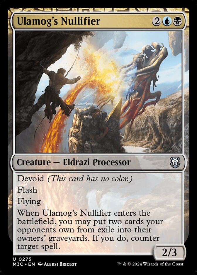 Ulamog's Nullifier 275/411 (Commander: Modern Horizons 3)  | Good Games Modbury