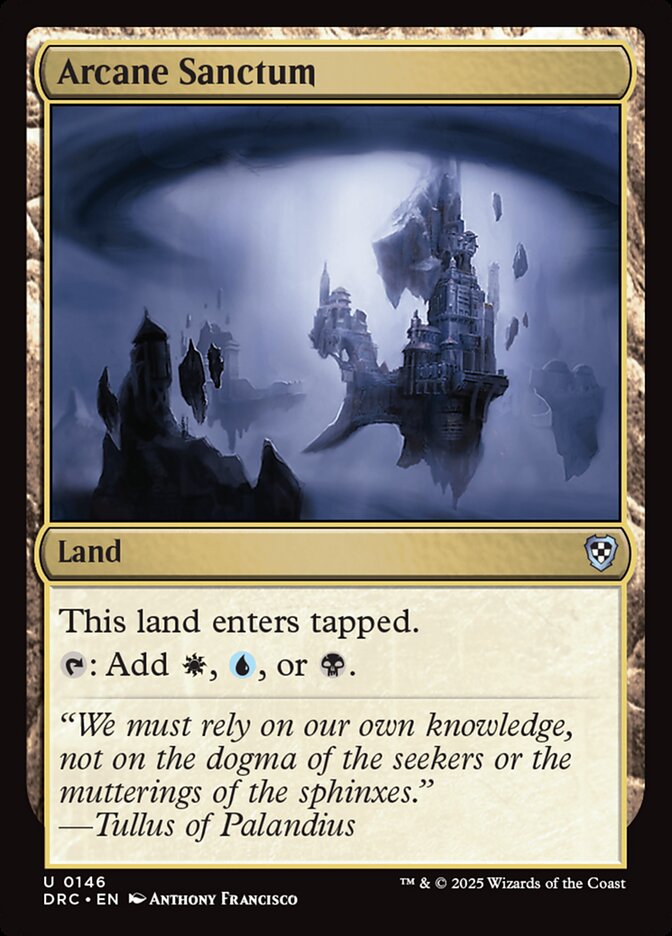 Arcane Sanctum 146 (Commander: Aetherdrift)  | Good Games Modbury