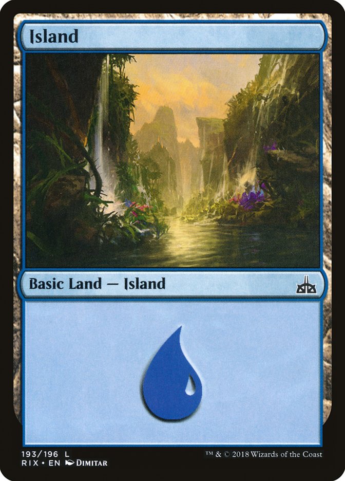 Island 193 (Rivals of Ixalan)  - Foil | Good Games Modbury