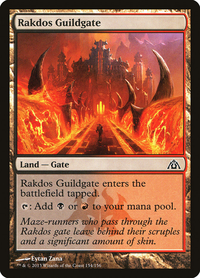 Rakdos Guildgate 154/156 (Dragon's Maze)  - Foil | Good Games Modbury