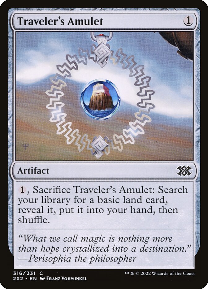 Traveler's Amulet 316/331 (Double Masters 2022)  - Foil | Good Games Modbury