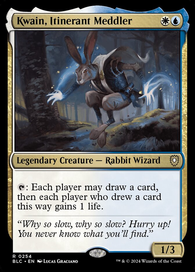 Kwain, Itinerant Meddler 254 (Commander: Bloomburrow)  | Good Games Modbury