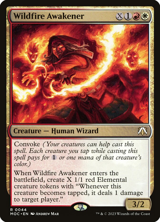 Wildfire Awakener 44 (Commander: March of the Machine)  | Good Games Modbury