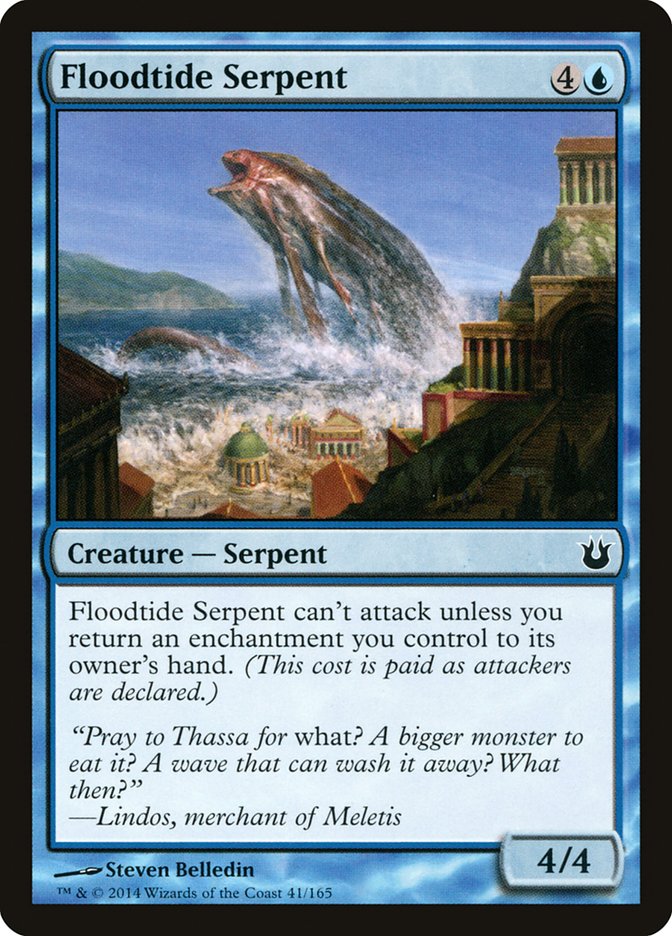 Floodtide Serpent 41/165 (Born of the Gods)  - Foil | Good Games Modbury