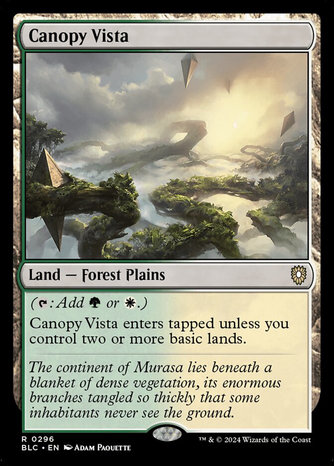 Canopy Vista 296 (Commander: Bloomburrow)  | Good Games Modbury