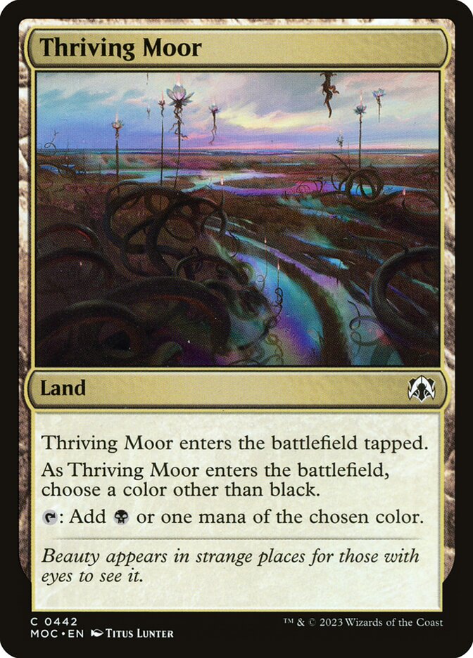 Thriving Moor 442/444 (Commander: March of the Machine)  | Good Games Modbury