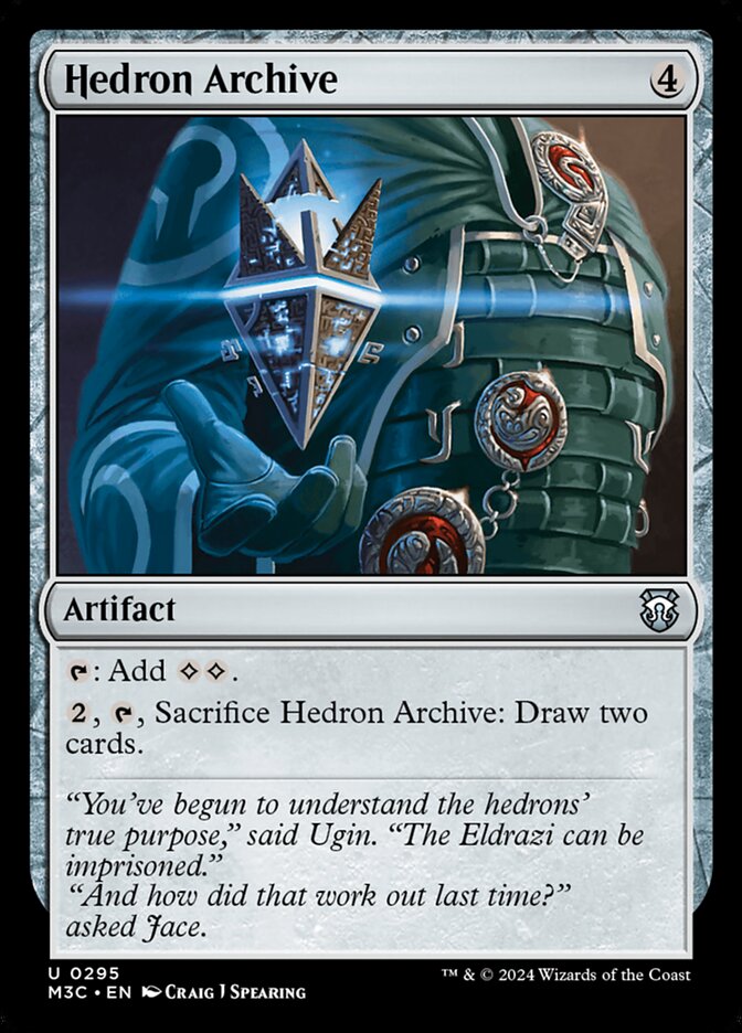 Hedron Archive 295/411 (Commander: Modern Horizons 3)  | Good Games Modbury
