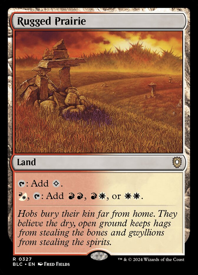 Rugged Prairie 327 (Commander: Bloomburrow)  | Good Games Modbury