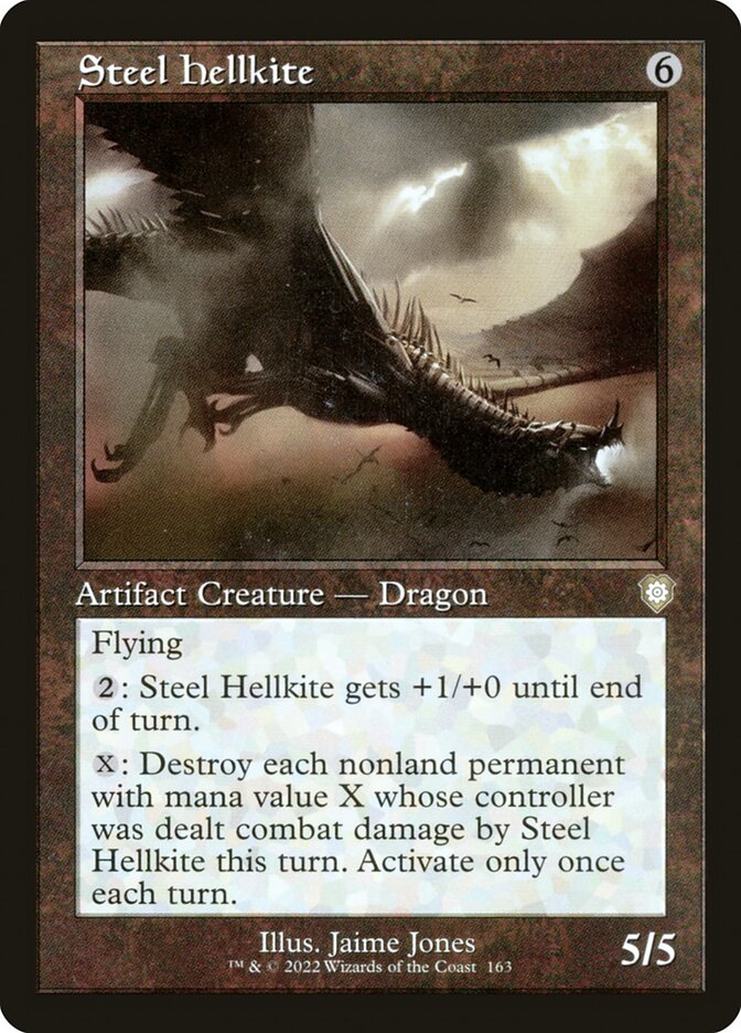 Steel Hellkite 163 (Commander: The Brothers' War)  | Good Games Modbury