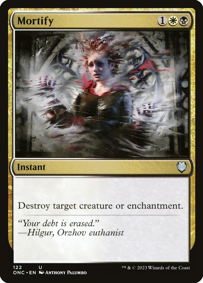 Mortify 122/28 (Commander: Phyrexia: All Will Be One)  | Good Games Modbury