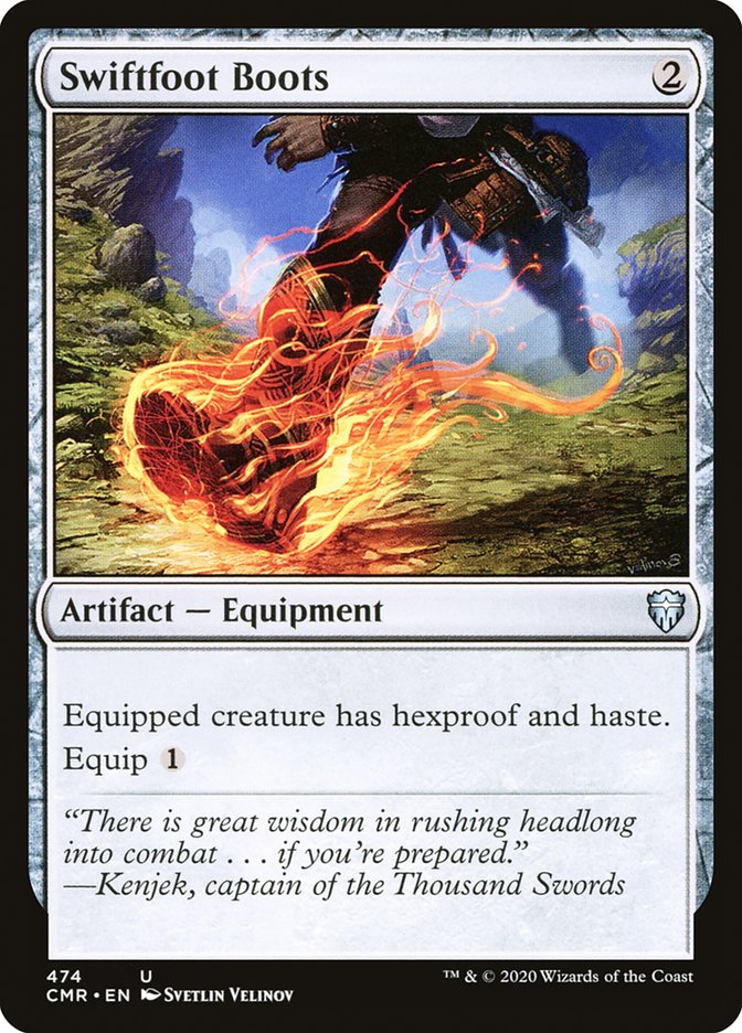 Swiftfoot Boots 474/361 (Commander Legends)  | Good Games Modbury