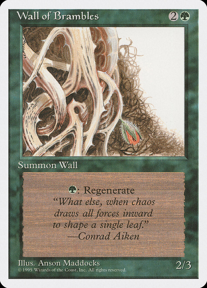 Wall of Brambles 282/378 (Fourth Edition)  | Good Games Modbury