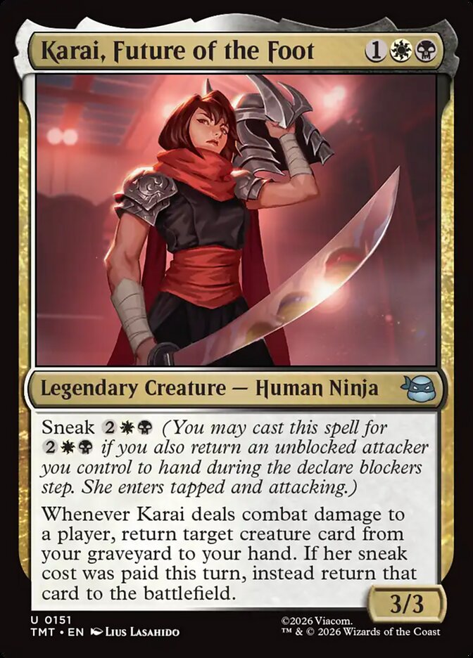 Karai, Future of the Foot 151/190 (Teenage Mutant Ninja Turtles)  - Foil | Good Games Modbury