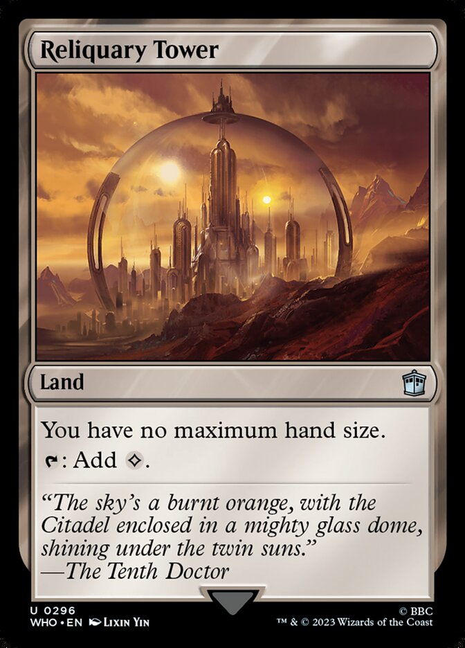Reliquary Tower 296 (Universes Beyond: Doctor Who)  - Foil | Good Games Modbury