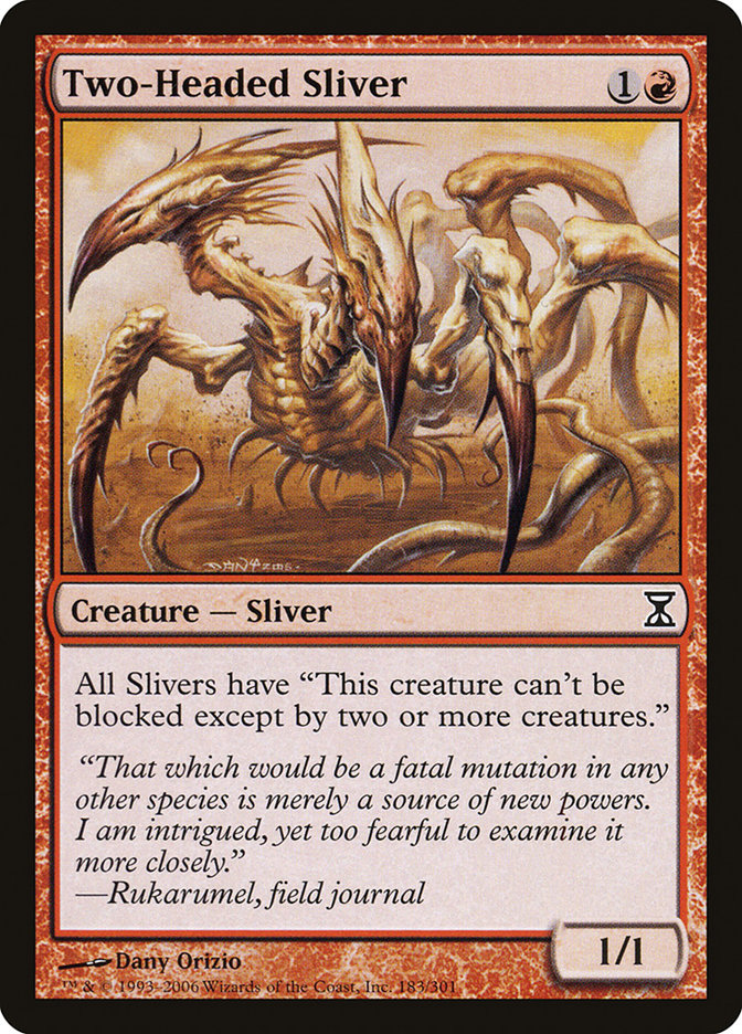 Two-Headed Sliver 183/301 (Time Spiral)  | Good Games Modbury