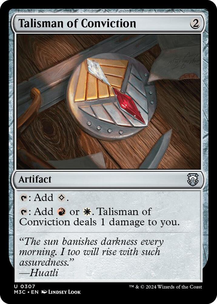 Talisman of Conviction 307/411 (Commander: Modern Horizons 3)  - Ripple Foil | Good Games Modbury