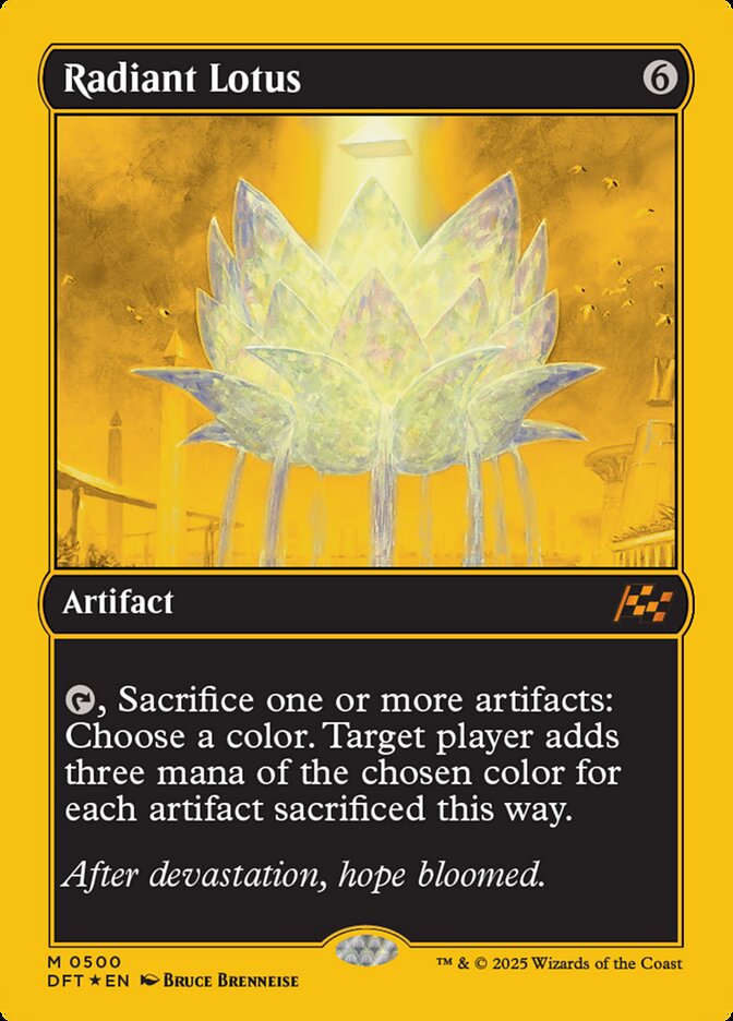 Radiant Lotus 500/291 (Aetherdrift)  - First-Place Foil | Good Games Modbury