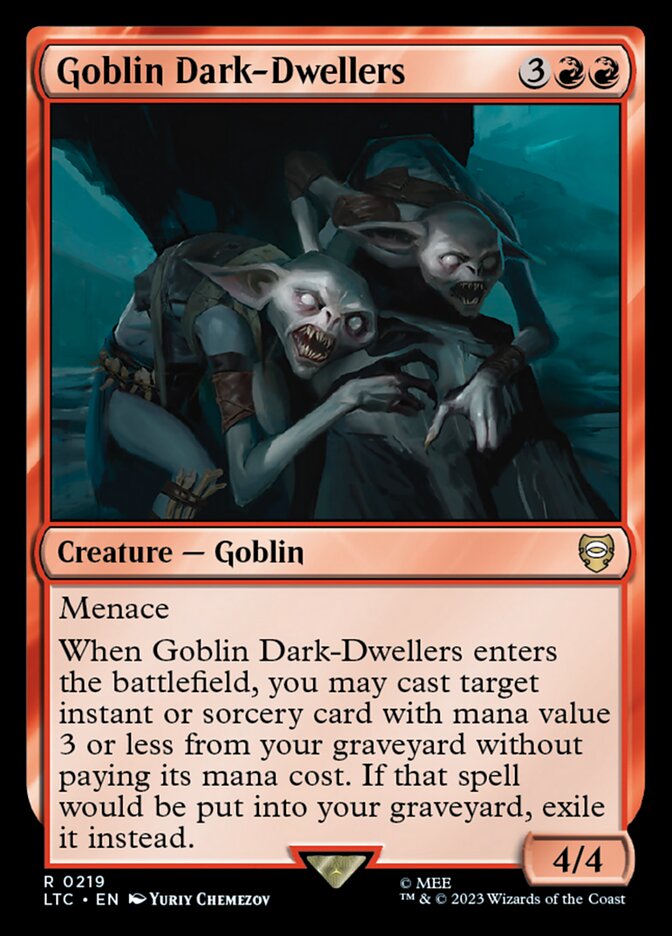 Goblin Dark Dwellers 219/347 (Commander: The Lord of the Rings: Tales of Middle-earth)  | Good Games Modbury
