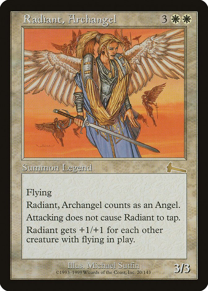 Radiant Archangel 20 (Urza's Legacy)  | Good Games Modbury