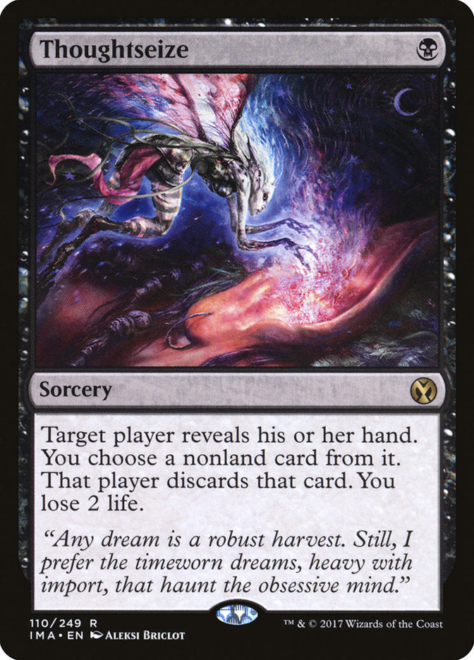 Thoughtseize 110/249 (Iconic Masters)  - Foil | Good Games Modbury