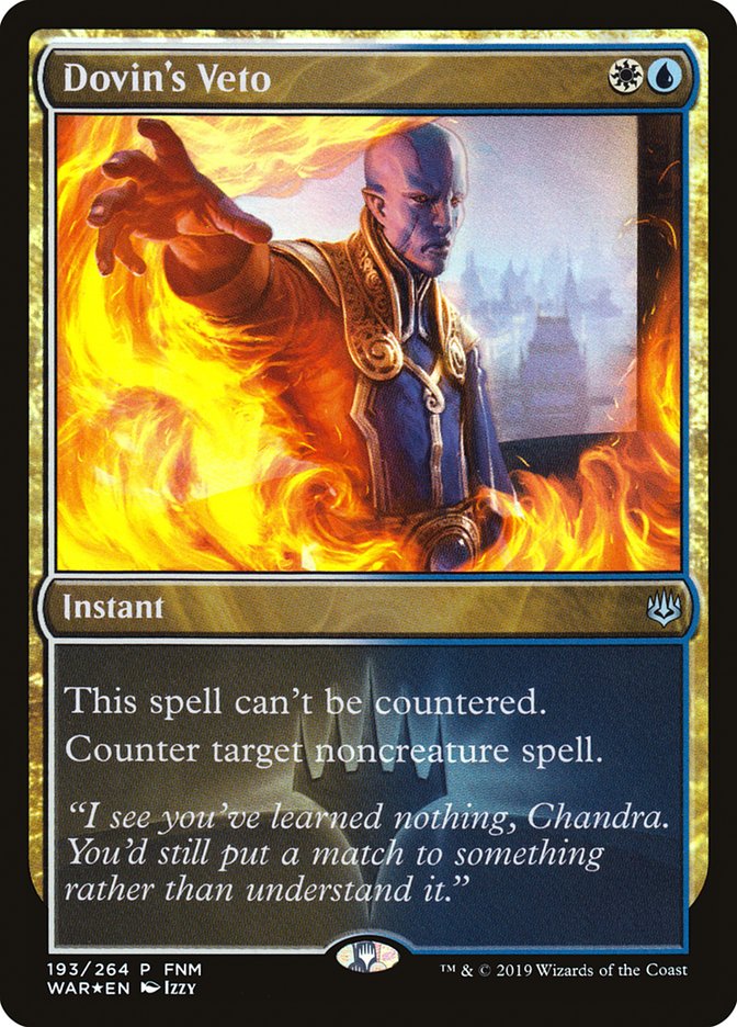 Dovin's Veto 193 (FNM Promos)  - Foil | Good Games Modbury
