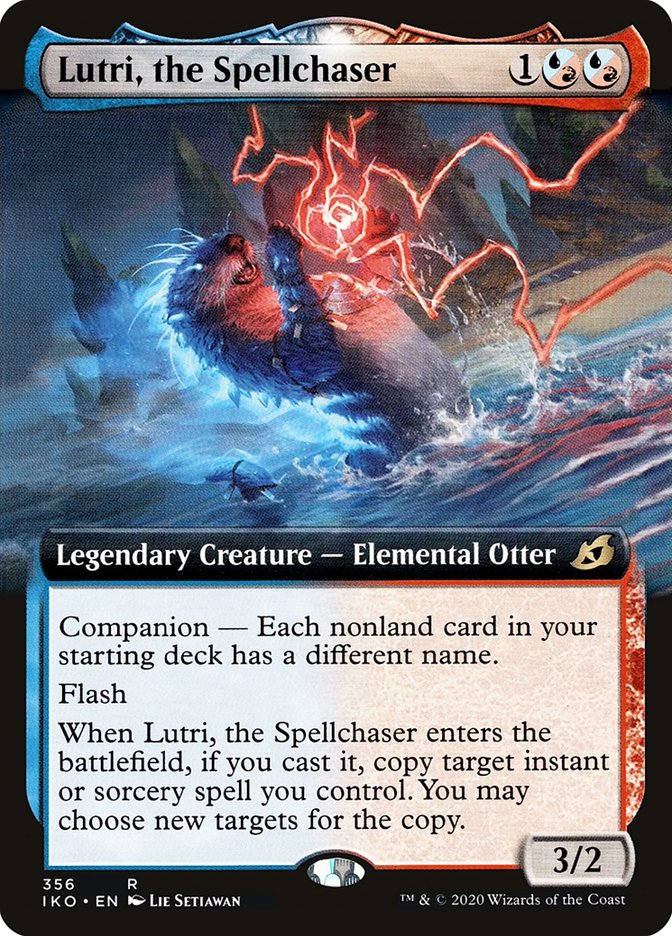 Lutri, the Spellchaser 356/274 (Ikoria: Lair of Behemoths)  - Extended Art Foil | Good Games Modbury
