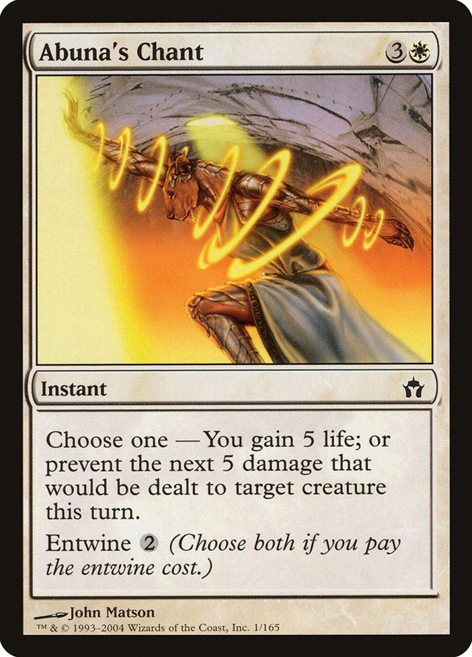 Abuna's Chant 1/165 (Fifth Dawn)  - Foil | Good Games Modbury
