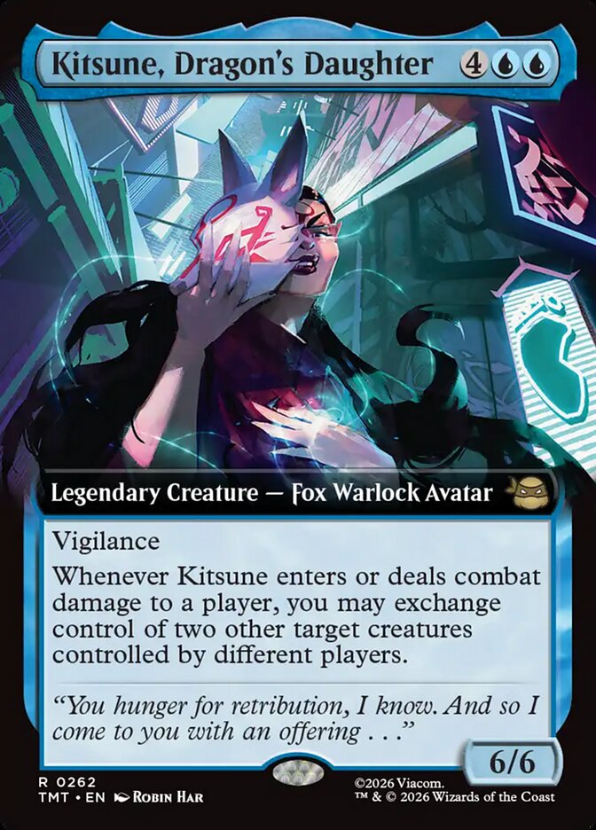 Kitsune, Dragon's Daughter 262/190 (Teenage Mutant Ninja Turtles)  - Extended Art  | Good Games Modbury