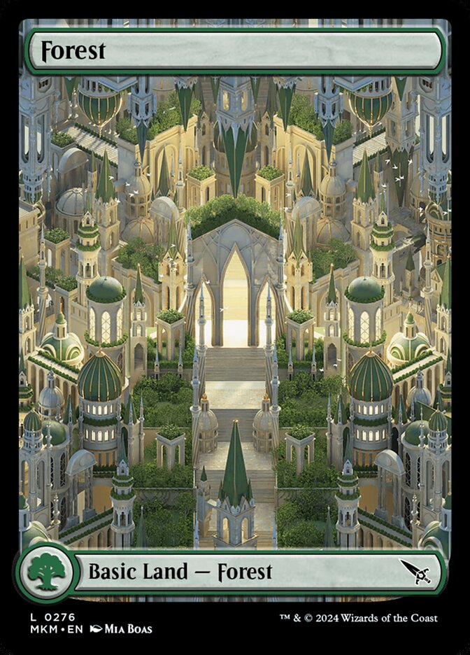 Forest 276 (Murders at Karlov Manor)  - Full Art Foil | Good Games Modbury