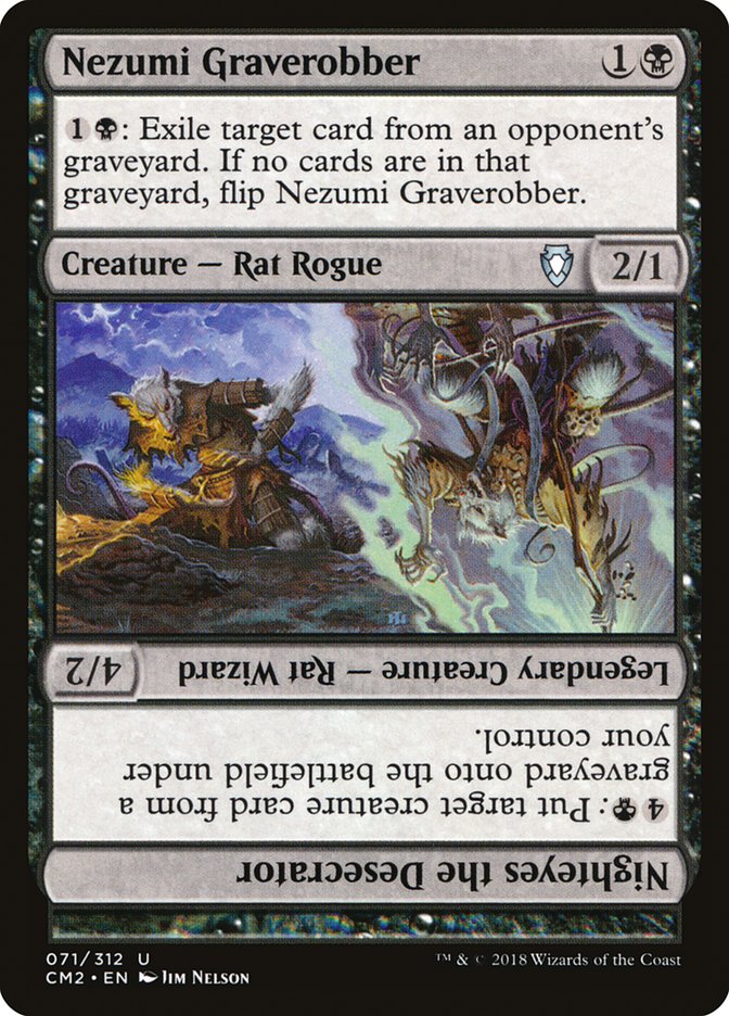 Nezumi Graverobber // Nighteyes the Desecrator 71/312 (Commander Anthology Volume II)  | Good Games Modbury
