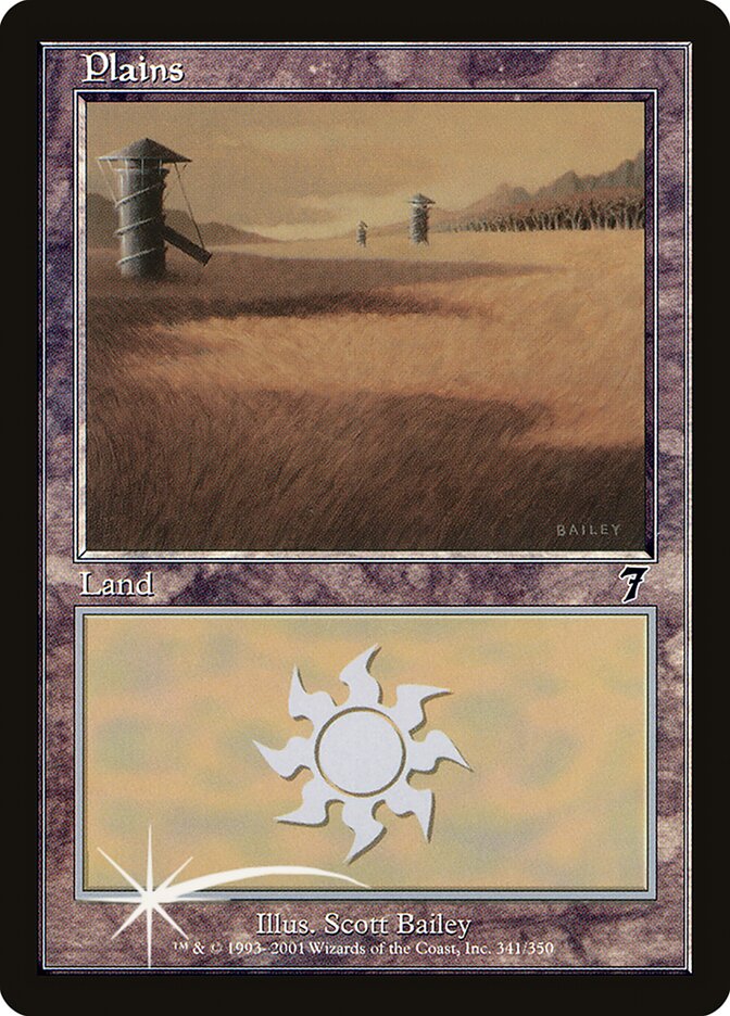 Plains 341★/350 (7th Edition)  - Foil | Good Games Modbury