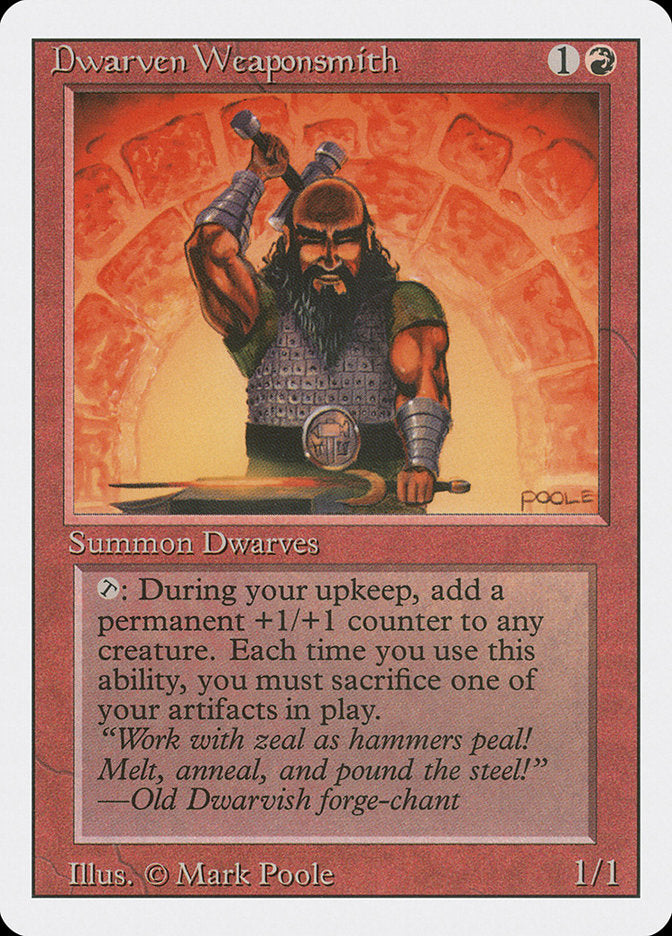 Dwarven Weaponsmith 145/306 (Revised Edition)  | Good Games Modbury