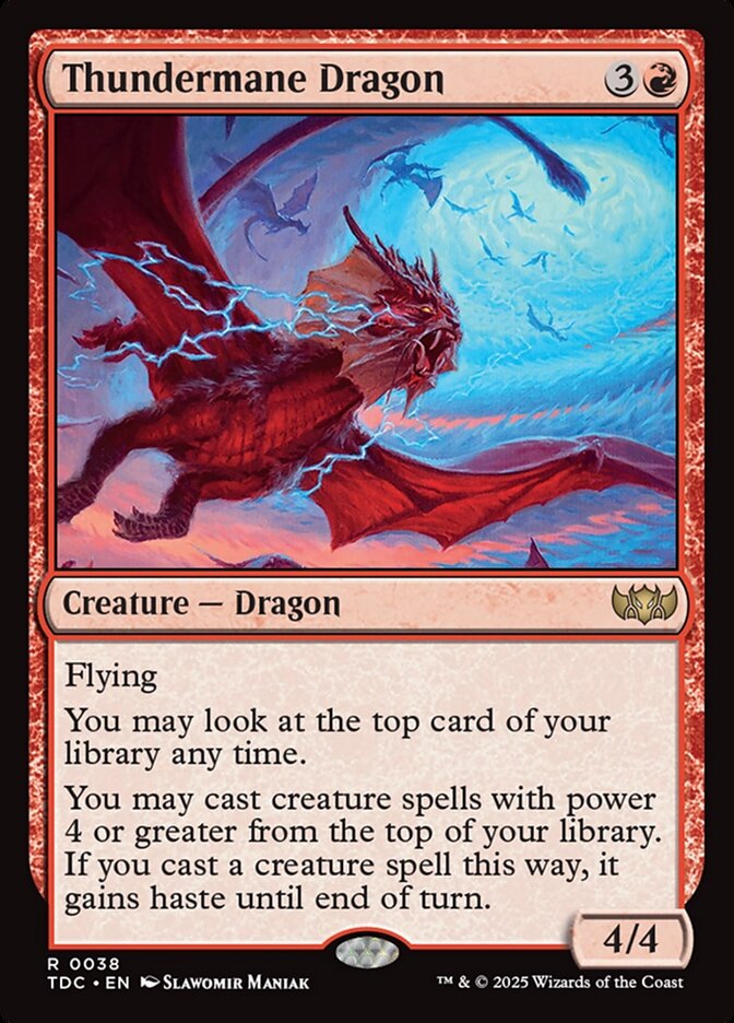 Thundermane Dragon 38 (Commander: Tarkir: Dragonstorm)  | Good Games Modbury
