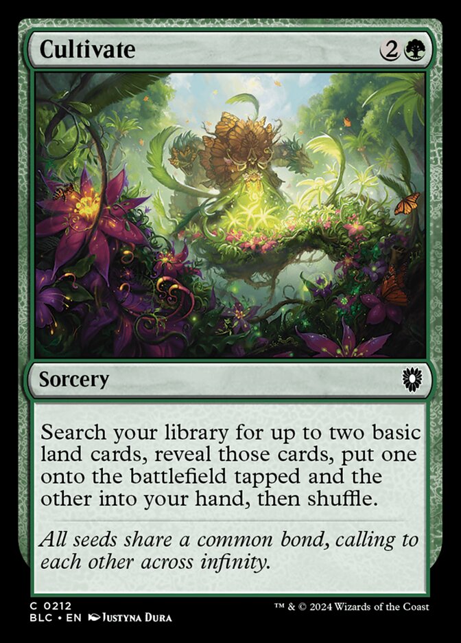 Cultivate 212 (Commander: Bloomburrow)  | Good Games Modbury
