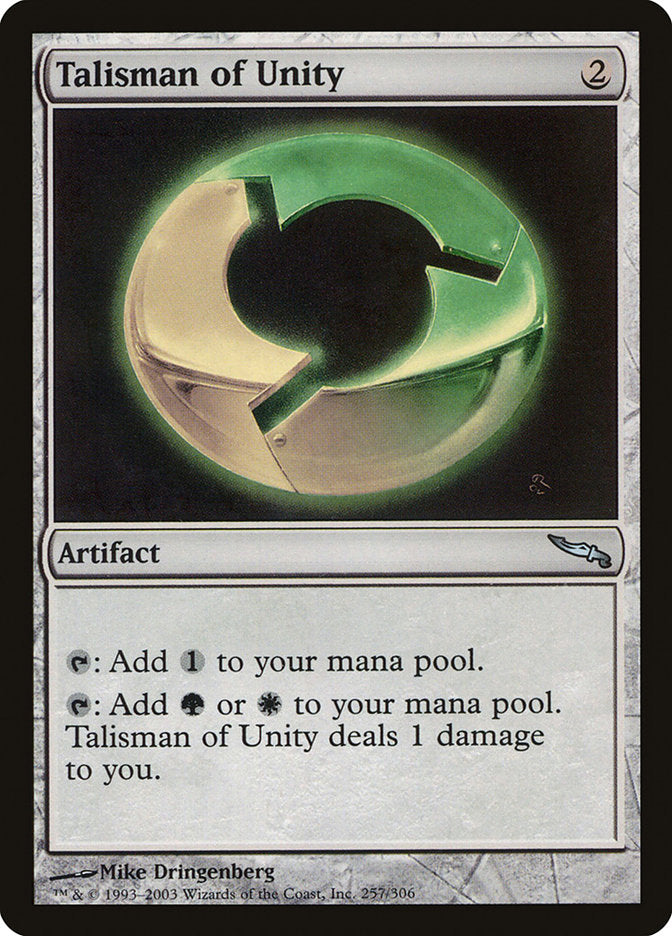 Talisman of Unity 257/306 (Mirrodin)  | Good Games Modbury