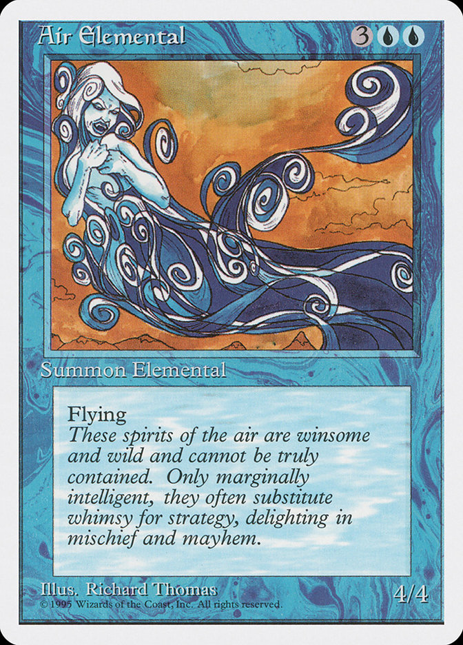 Air Elemental 59/378 (Fourth Edition)  | Good Games Modbury