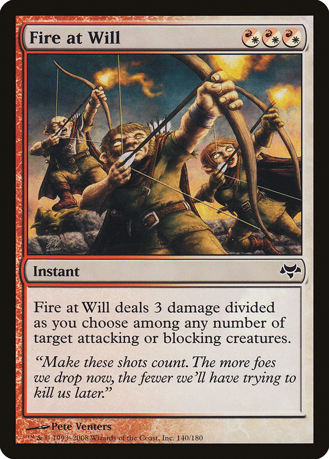 Fire at Will 140/180 (Eventide)  - Foil | Good Games Modbury