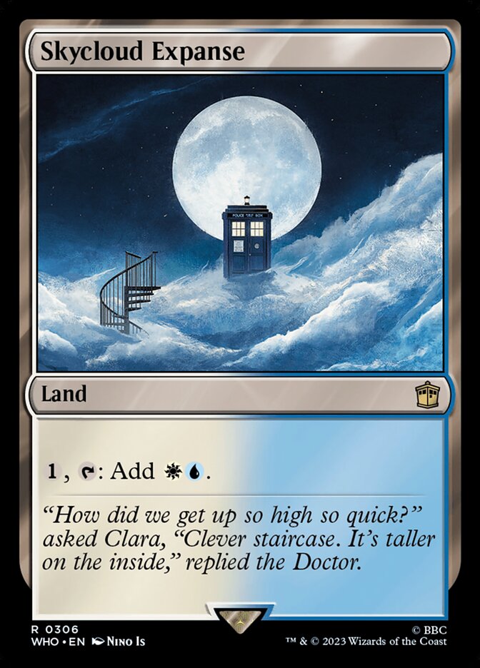 Skycloud Expanse 306 (Universes Beyond: Doctor Who)  - Foil | Good Games Modbury