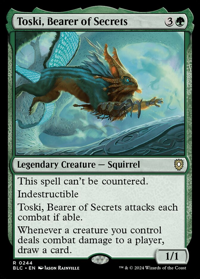Toski, Bearer of Secrets 244 (Commander: Bloomburrow)  | Good Games Modbury
