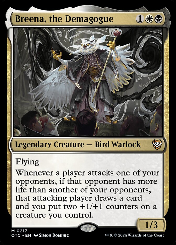 Breena, the Demagogue 217 (Commander: Outlaws of Thunder Junction)  | Good Games Modbury