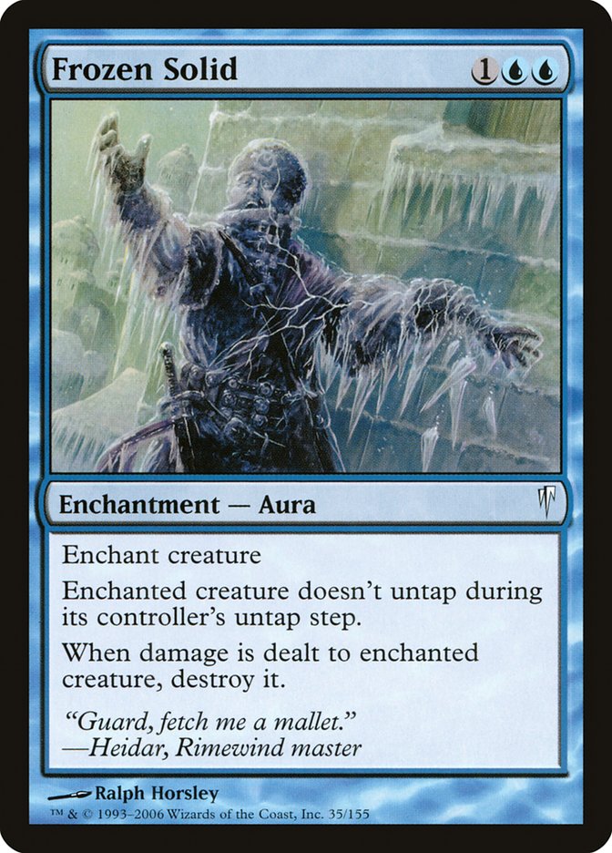 Frozen Solid 35/155 (Coldsnap)  - Foil | Good Games Modbury