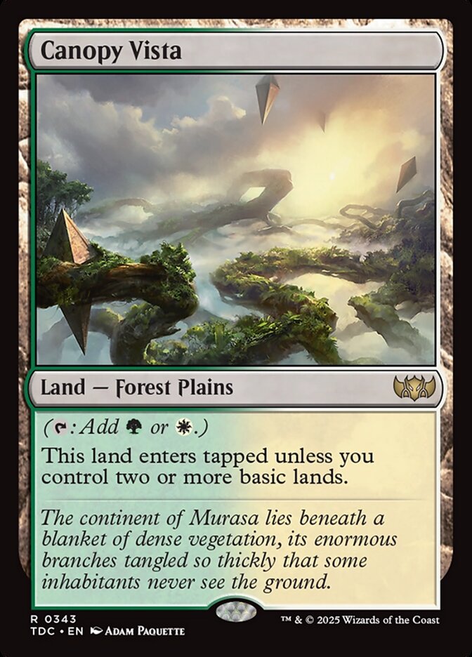 Canopy Vista 343 (Commander: Tarkir: Dragonstorm)  | Good Games Modbury
