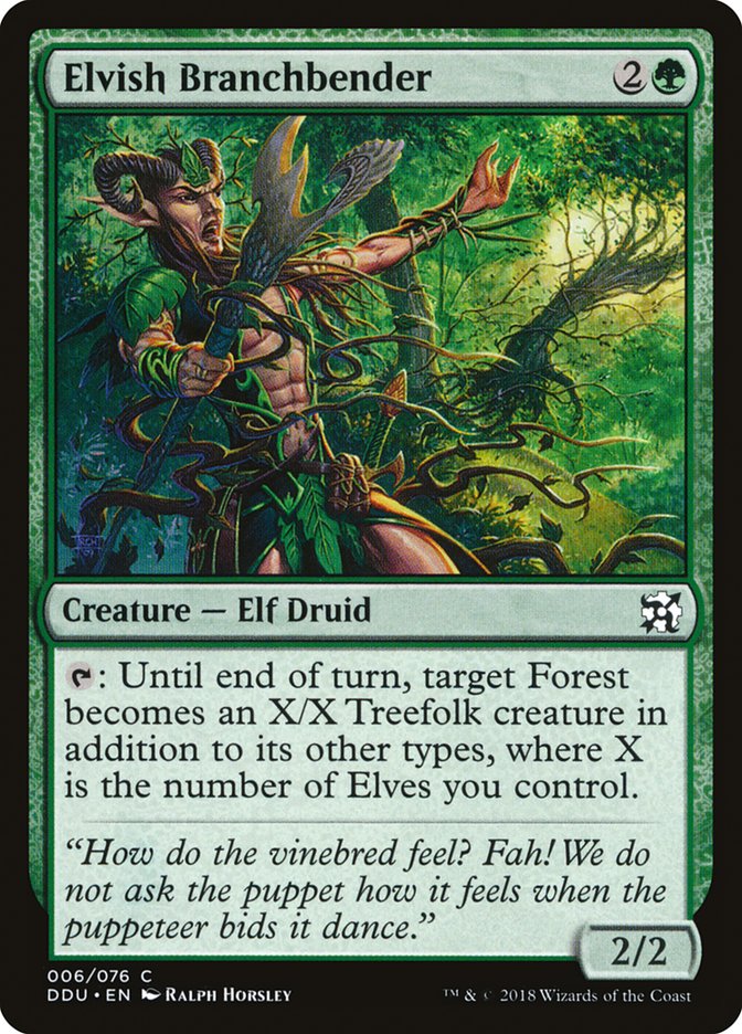 Elvish Branchbender 6/76 (Duel Decks: Elves vs. Inventors)  | Good Games Modbury