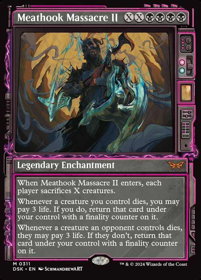 Meathook Massacre II 311 (Duskmourn: House of Horror)  - Showcase Foil | Good Games Modbury