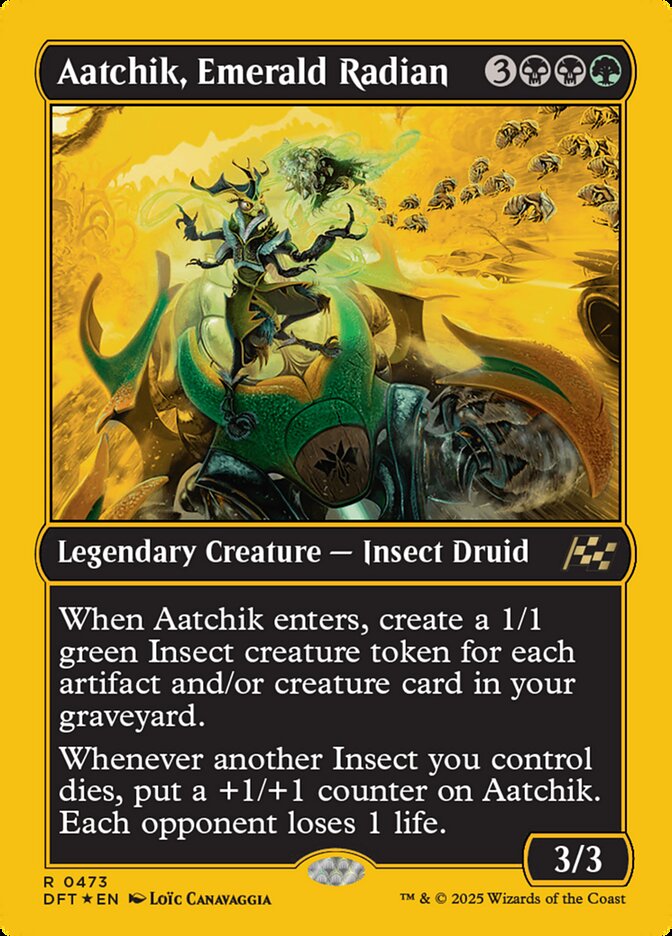 Aatchik, Emerald Radian 473/291 (Aetherdrift)  - First-Place Foil | Good Games Modbury
