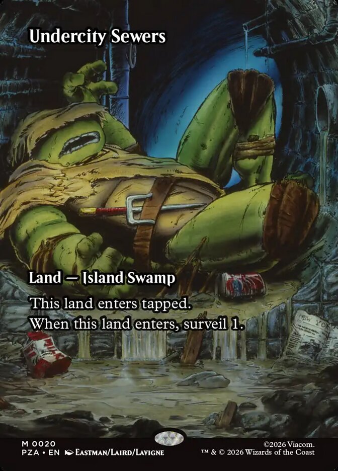 Undercity Sewers Borderless 20 (Teenage Mutant Ninja Turtles Source Material)  - Borderless | Good Games Modbury
