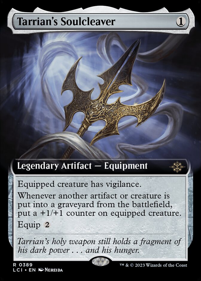 Tarrian's Soulcleaver 389/291 (The Lost Caverns of Ixalan)  - Extended Art Foil | Good Games Modbury