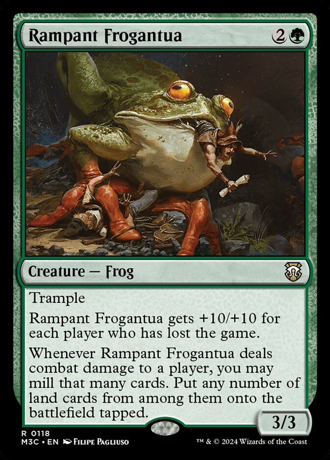 Rampant Frogantua 118 (Commander: Modern Horizons 3)  | Good Games Modbury
