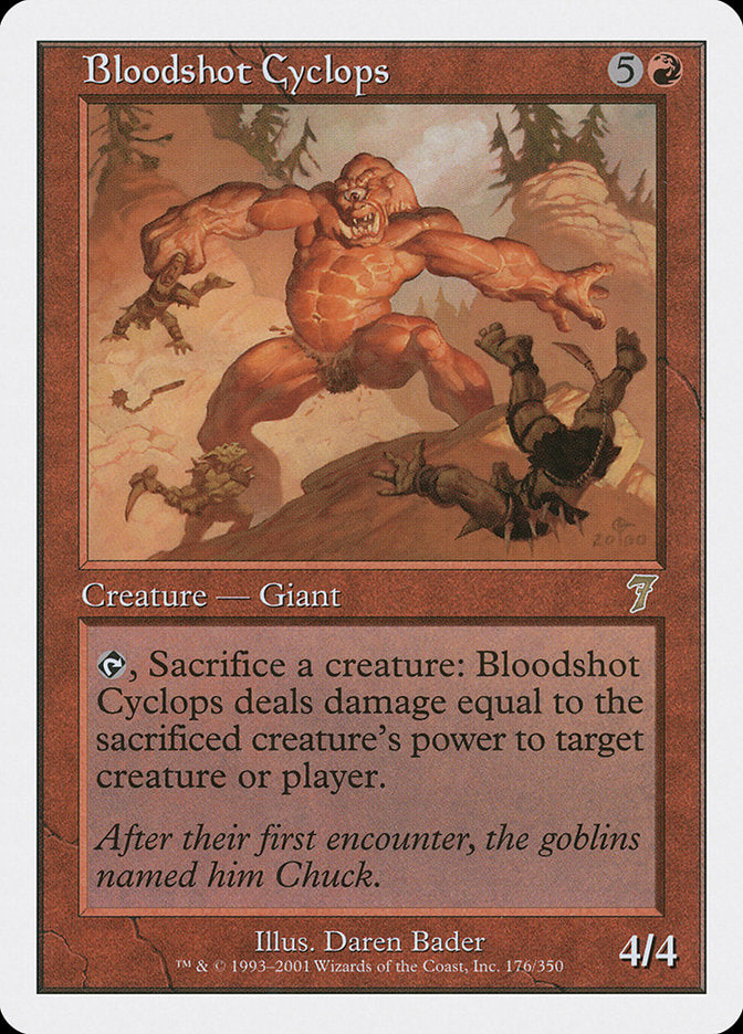 Bloodshot Cyclops 176/350 (7th Edition)  | Good Games Modbury