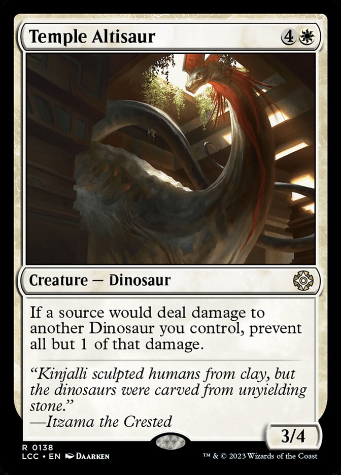 Temple Altisaur 138/370 (Commander: The Lost Caverns of Ixalan)  | Good Games Modbury